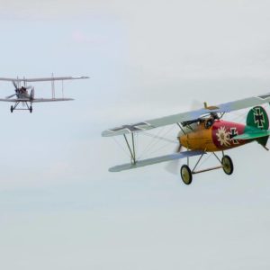 Return for the UK Somme Commemoration 2016 in a BE2, Albatros, and Bristol Scout
